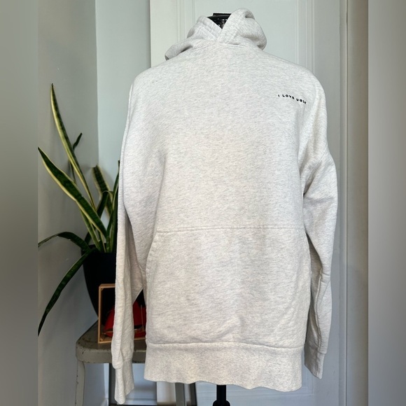 i love ugly Tops - “I Love Ugly" oversized hoodie light Heather gray size XS EUC. Unisex